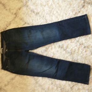 Levi woman's size 16 dark wash straight leg 505 jeans